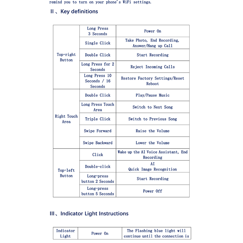 Z6001-1-AI Smart Eyewear