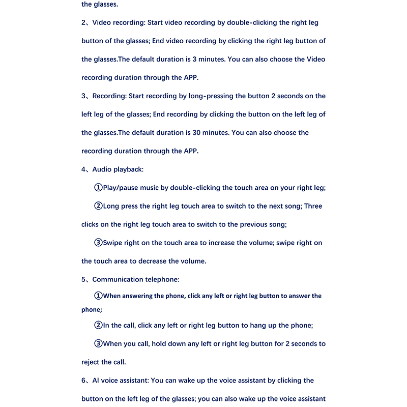 Z6001-1-AI Smart Eyewear