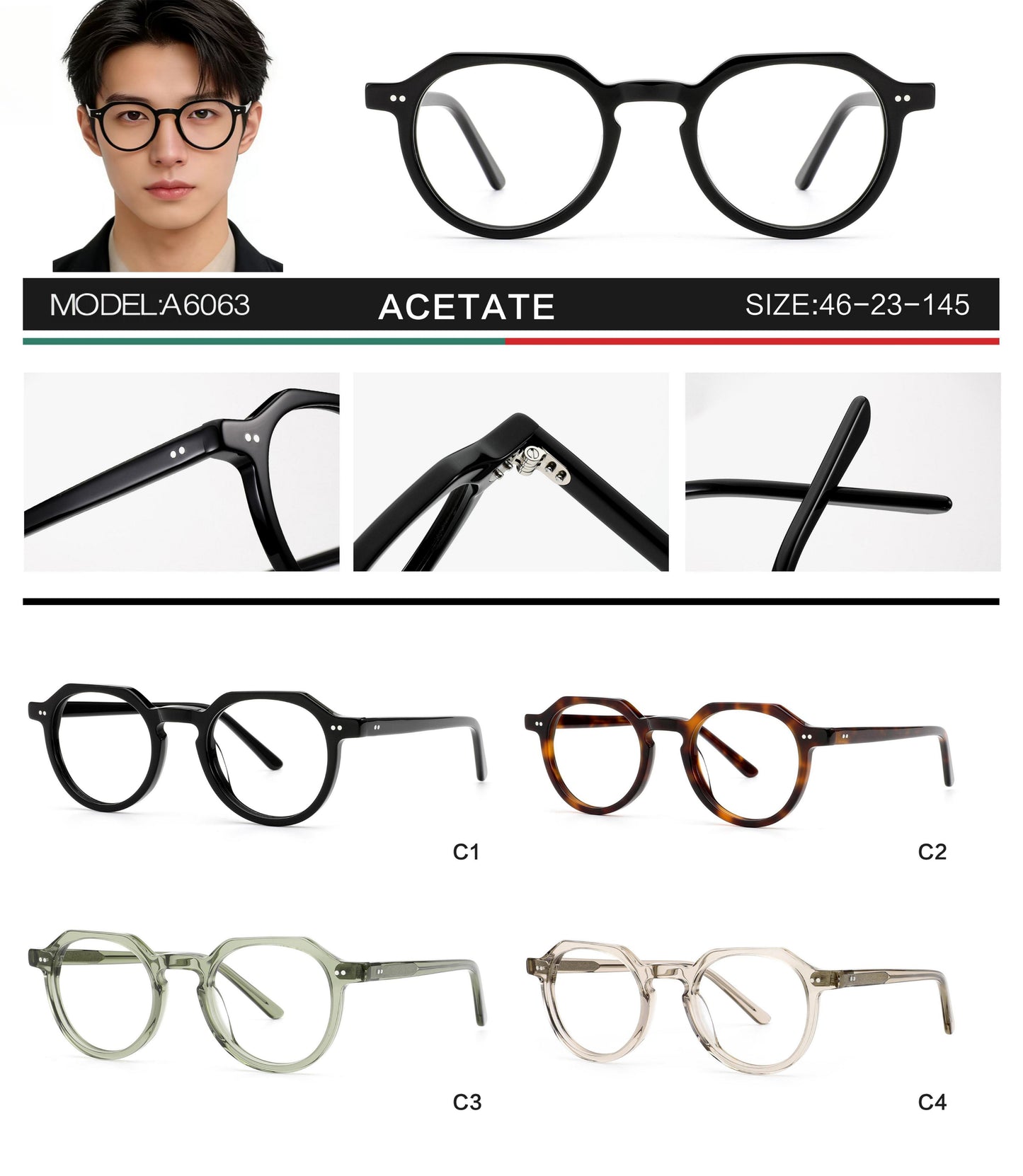 A6063-Handmade Acetate