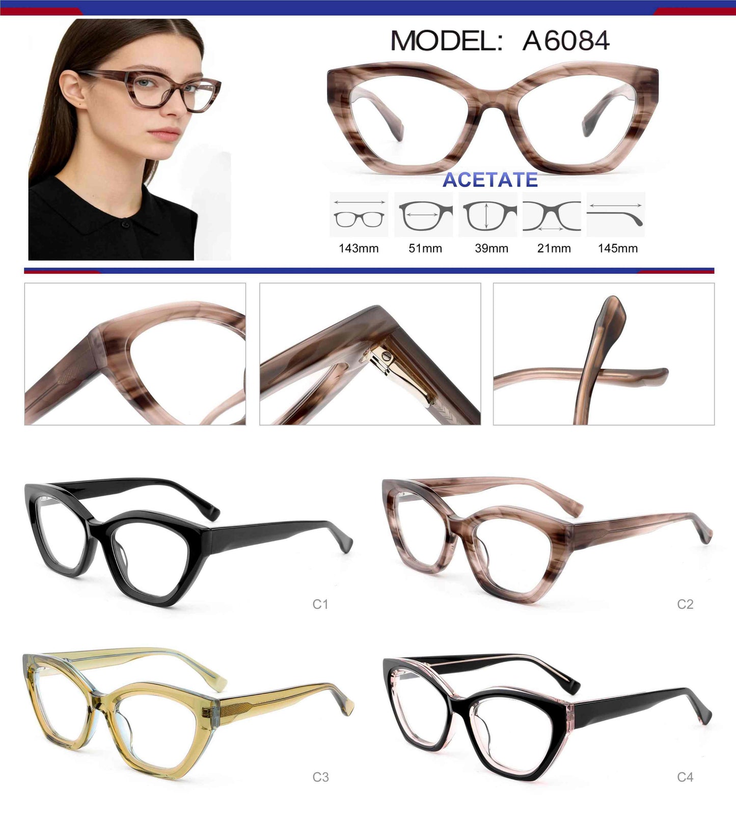 A6084-Handmade Acetate