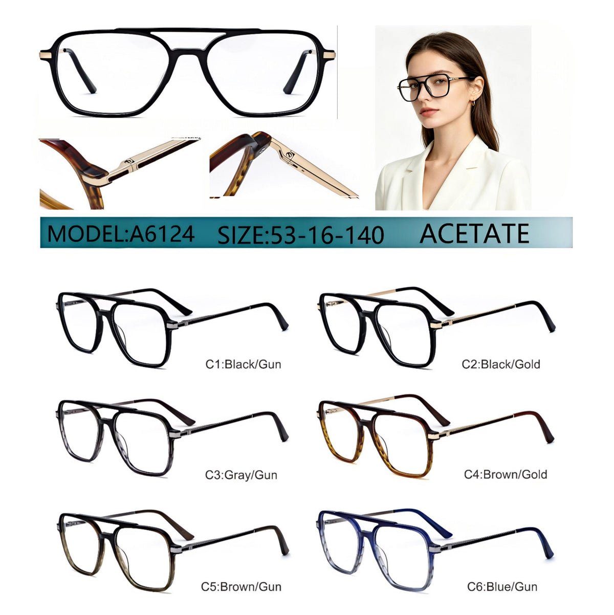 A6124-Handmade Acetate