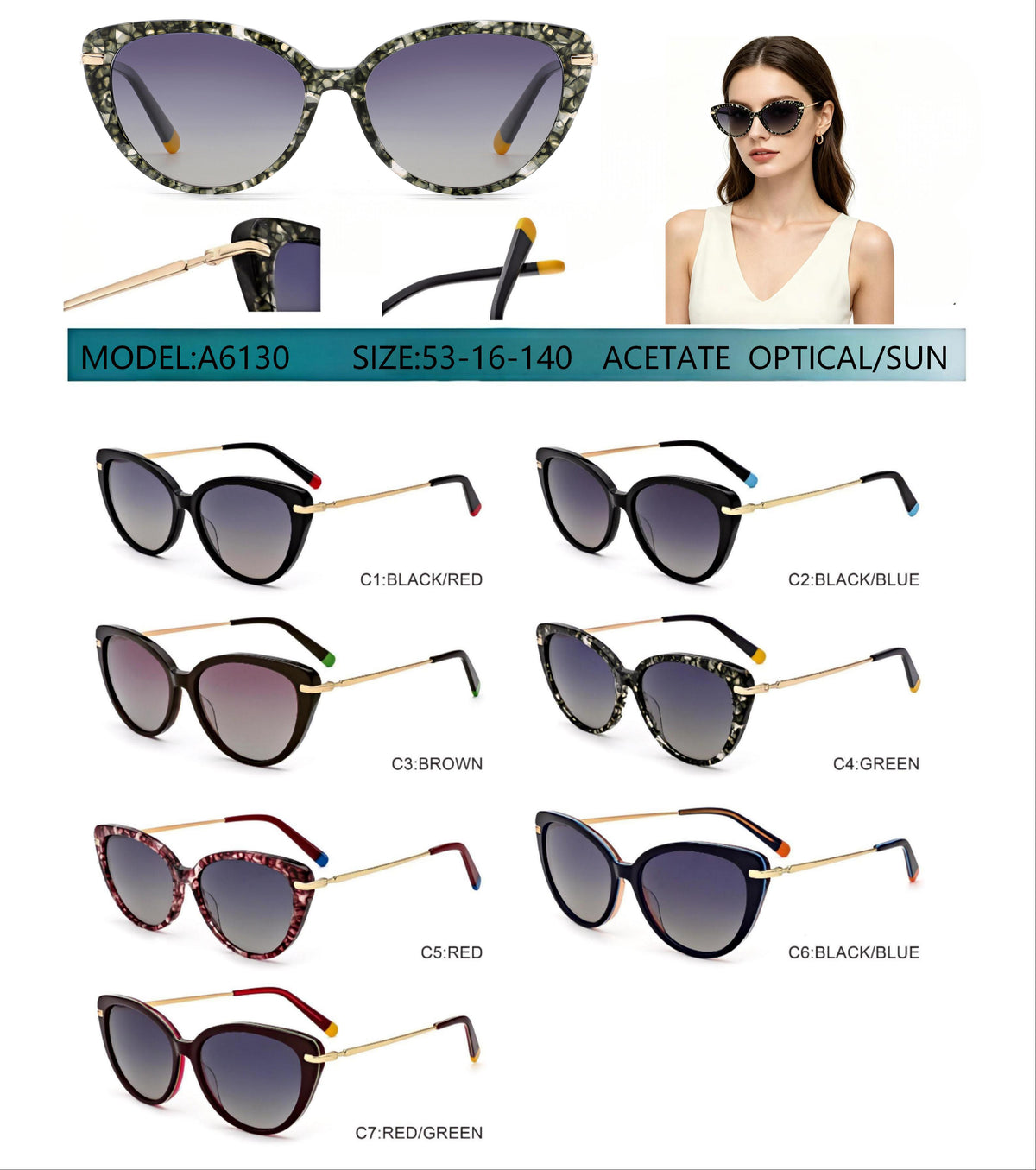 A6130-Handmade Acetate
